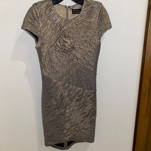 Like new- Torn by Ronny Kobo gold cocktail dress